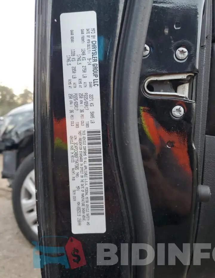 3C4PDCAB6FT547385 Photo# 13