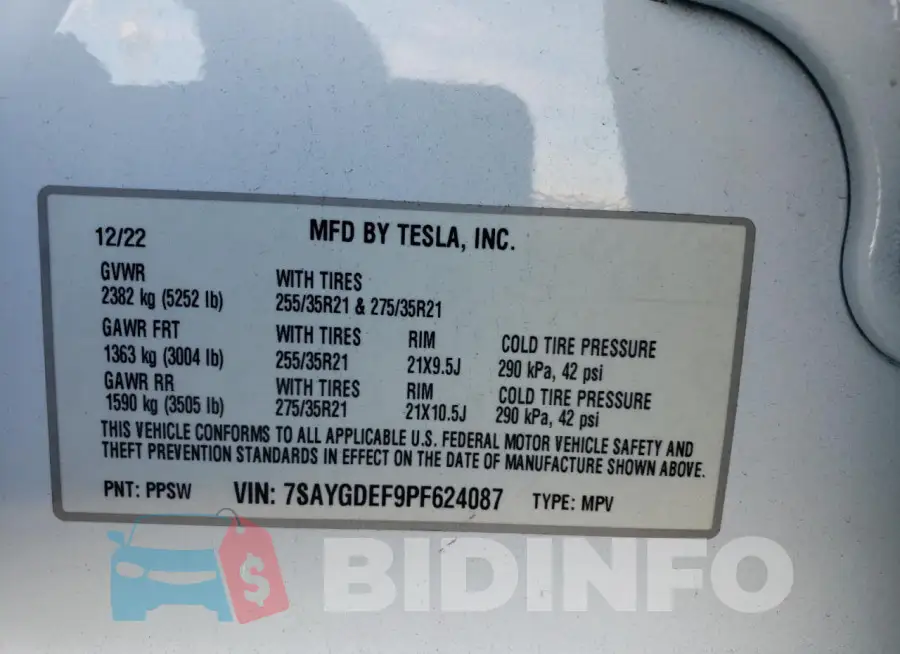 7SAYGDEF9PF624087 Photo# 12
