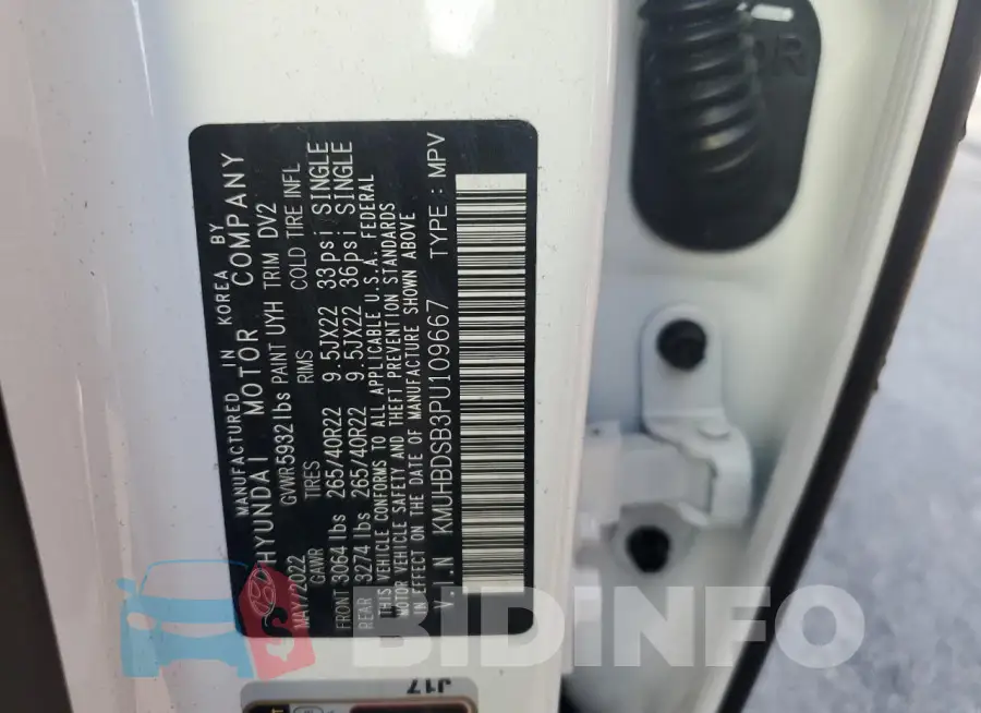 KMUHBDSB3PU109667 Photo# 14