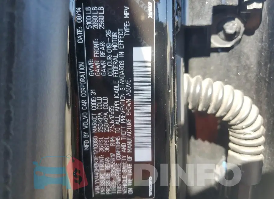 YV440MBKXF1210080 Photo# 12