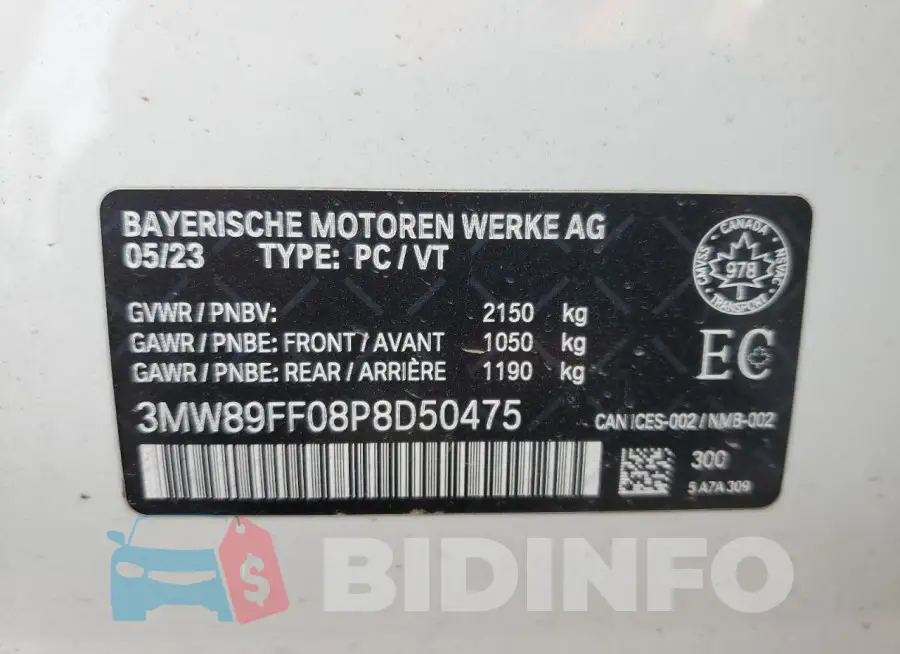 3MW89FF08P8D50475 Photo# 12