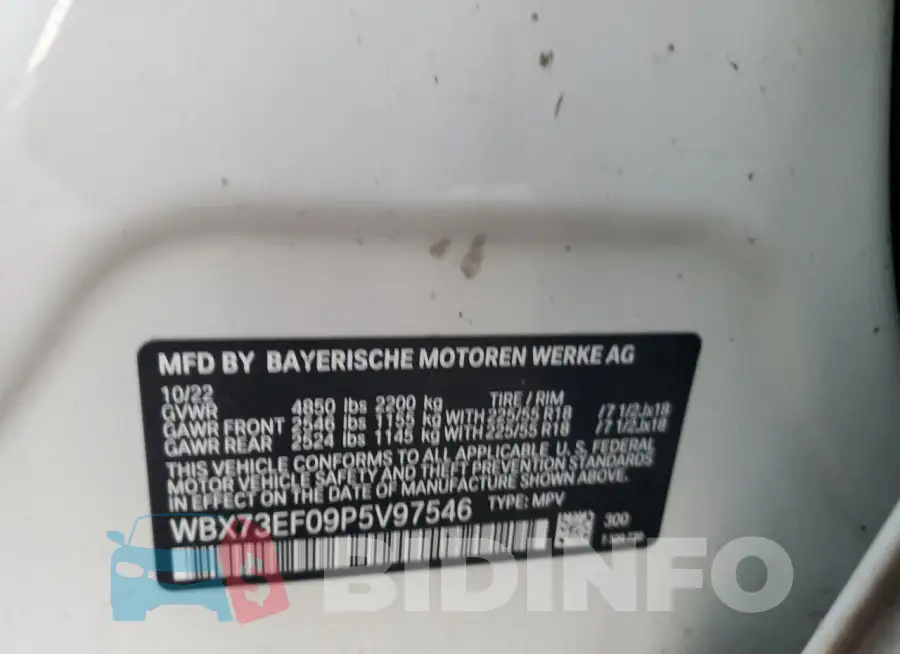 WBX73EF09P5V97546 Photo# 14