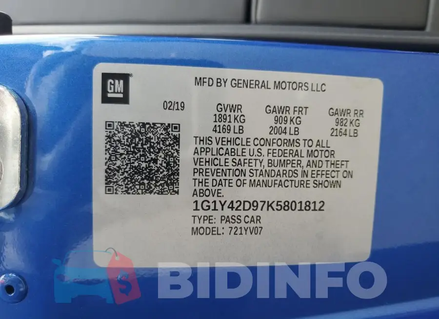 1G1Y42D97K5801812 Photo# 12