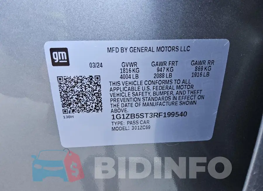 1G1ZB5ST3RF199540 Photo# 12