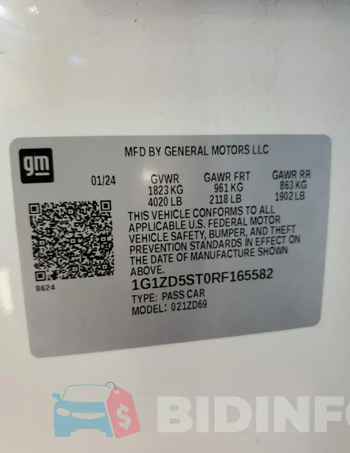 1G1ZD5ST0RF165582 Photo# 12