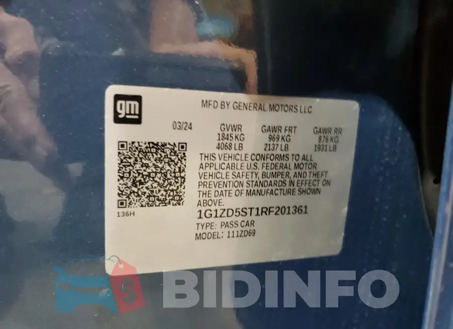 1G1ZD5ST1RF201361 Photo# 13