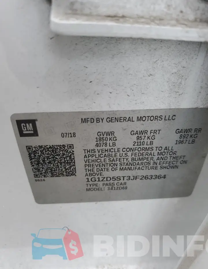1G1ZD5ST3JF263364 Photo# 12