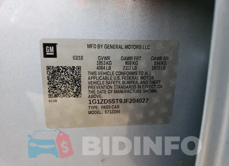 1G1ZD5ST9JF204027 Photo# 12