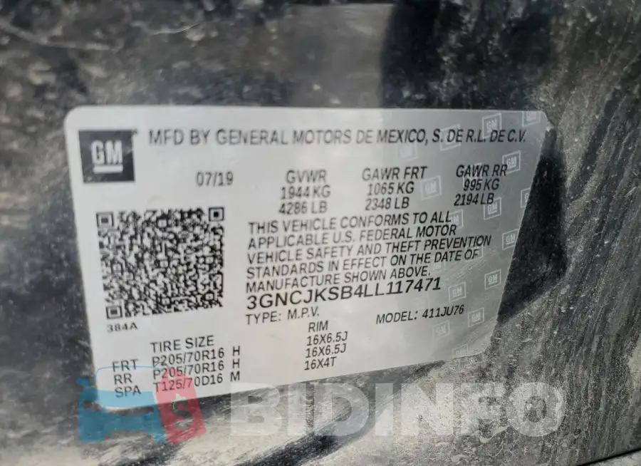 3GNCJKSB4LL117471 Photo# 13