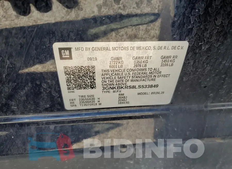 3GNKBKRS8LS533849 Photo# 12