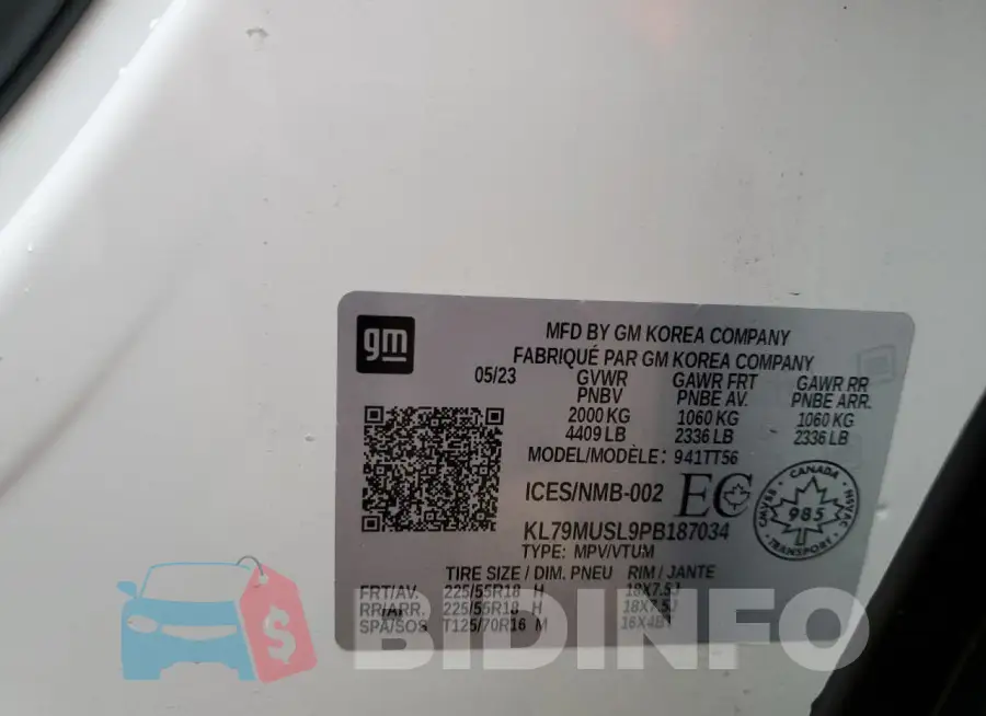 KL79MUSL9PB187034 Photo# 14