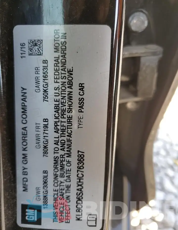 KL8CD6SAXHC763687 Photo# 13