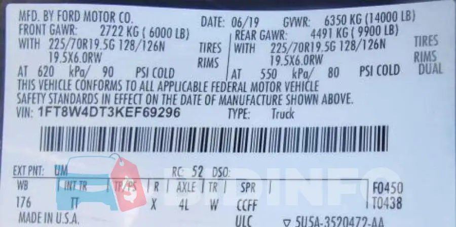 1FT8W4DT3KEF69296 Photo# 10