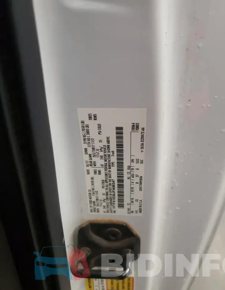 1FTFX1E50JFA98347 Photo# 12