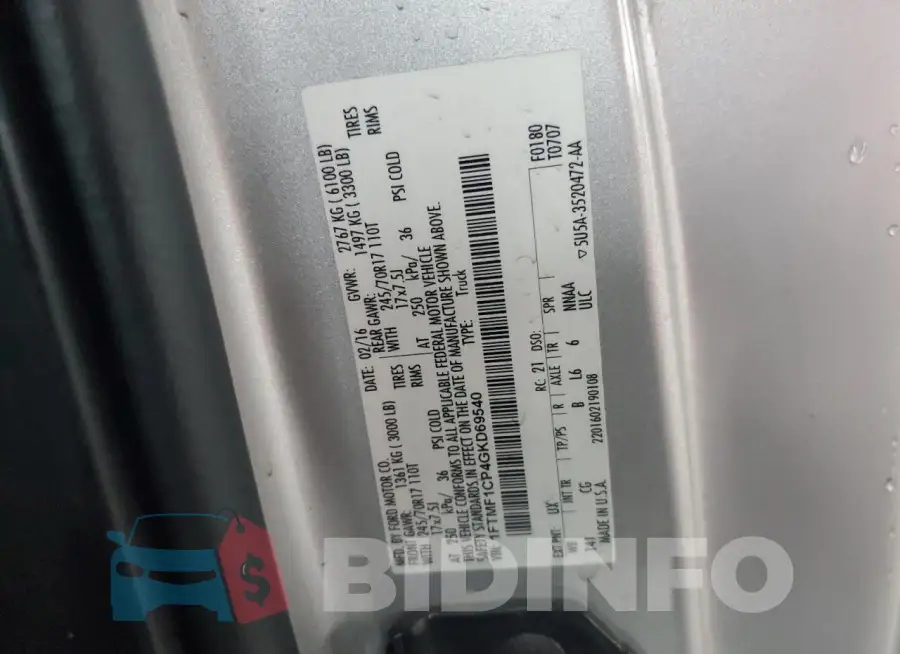 1FTMF1CP4GKD69540 Photo# 12