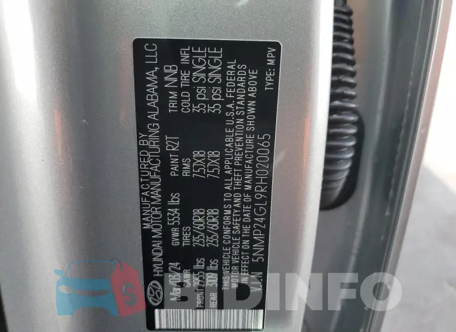 5NMP24GL9RH020065 Photo# 13