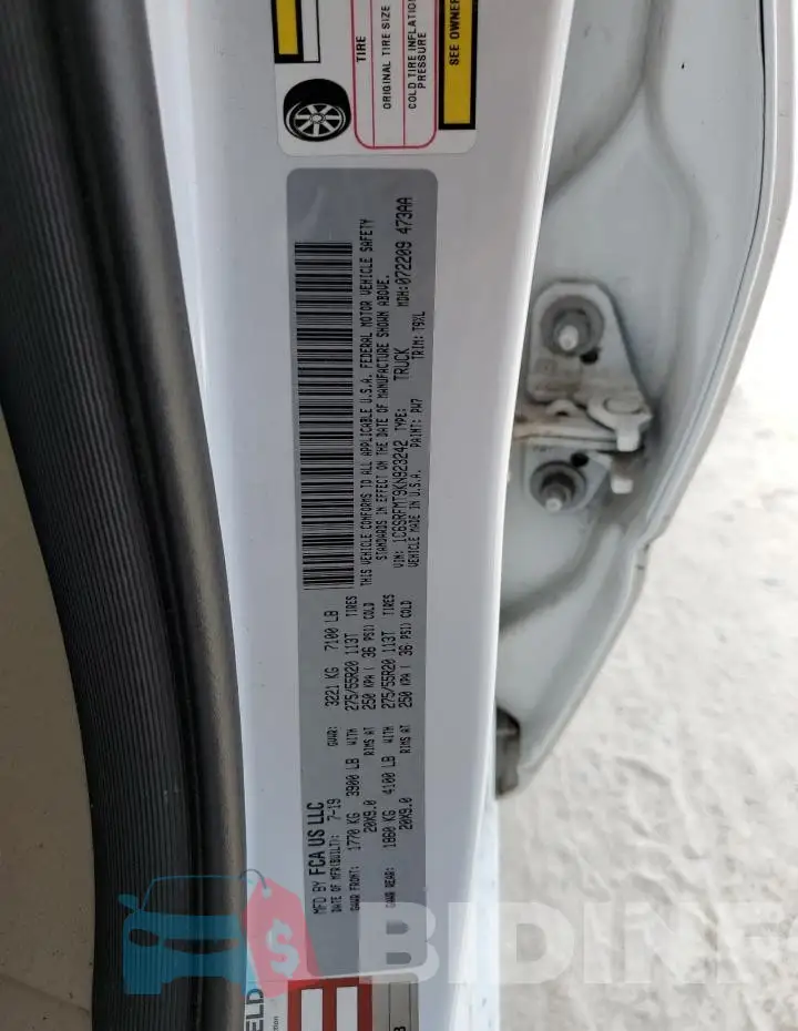1C6SRFMT9KN923242 Photo# 13