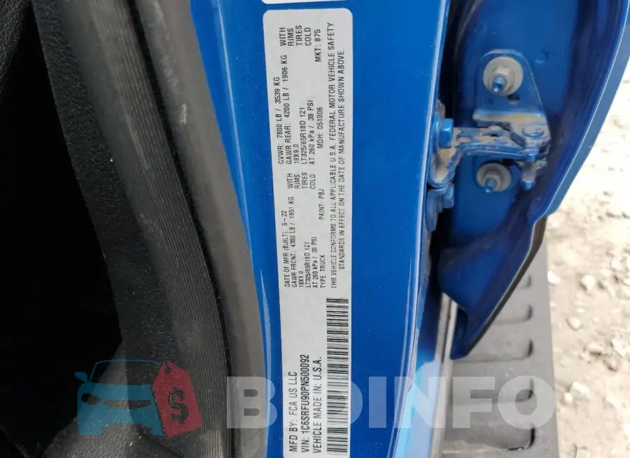1C6SRFU90PN500092 Photo# 12