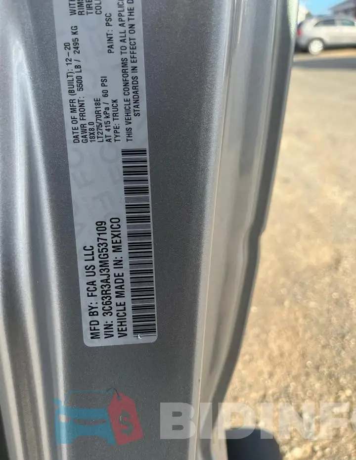 3C63R3AJ3MG537109 Photo# 10