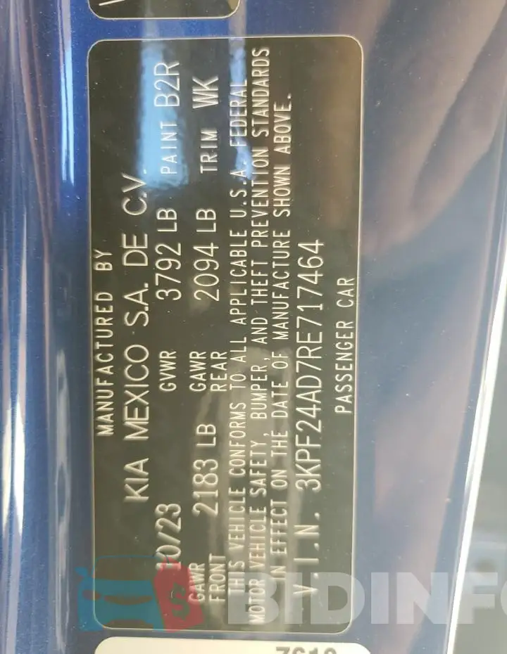 3KPF24AD7RE717464 Photo# 12