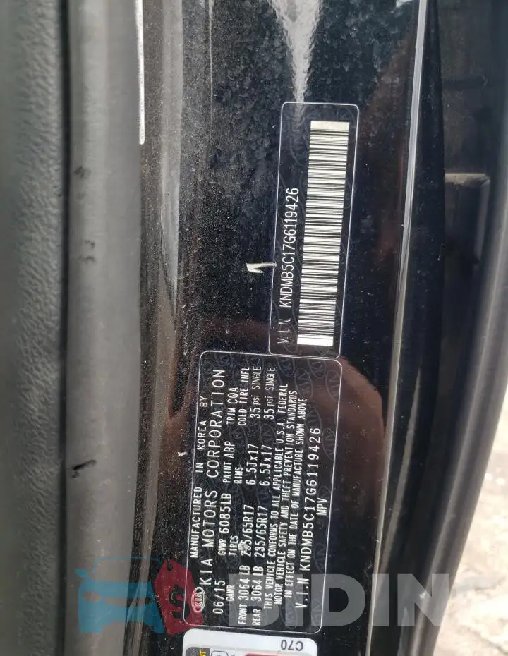 KNDMB5C17G6119426 Photo# 13