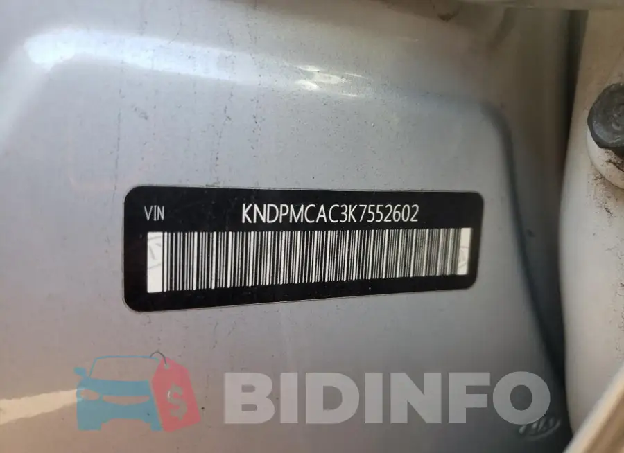 KNDPMCAC3K7552602 Photo# 13