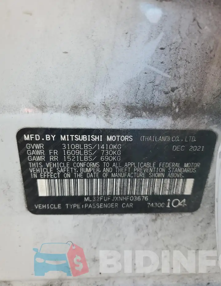 ML32FUFJXNHF03676 Photo# 12