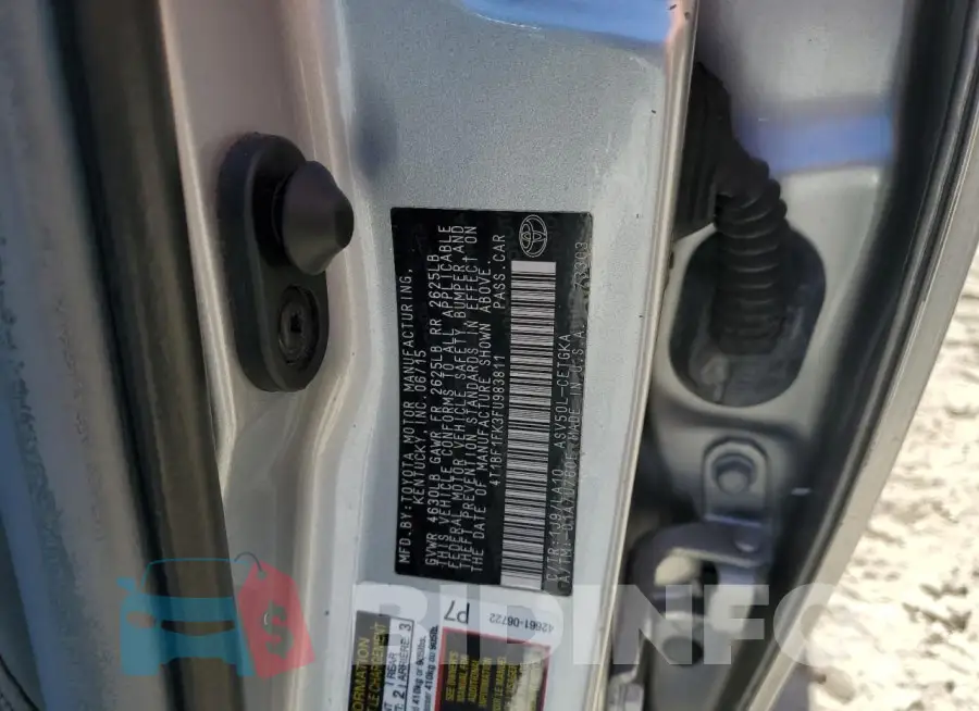 4T1BF1FK3FU983811 Photo# 12