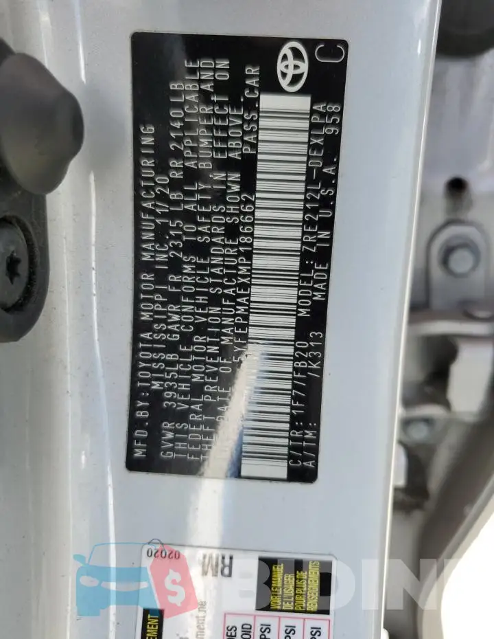 5YFEPMAEXMP186662 Photo# 13