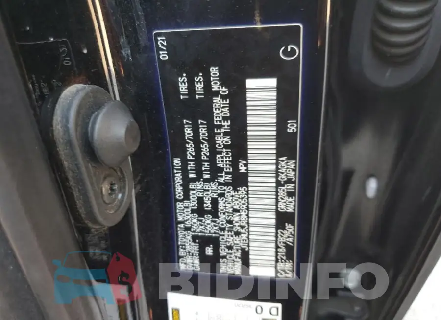 JTEMU5JR8M5905395 Photo# 13