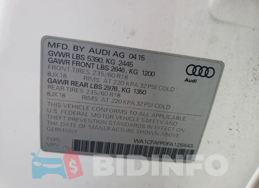 WA1CFAFP0FA126443 Photo# 12