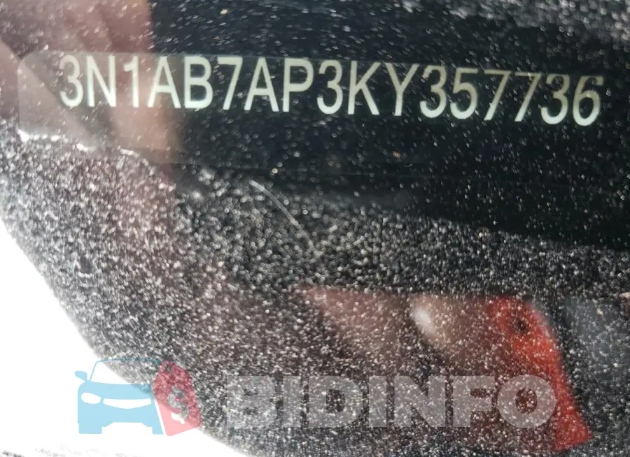 3N1AB7AP3KY357736 Photo# 12