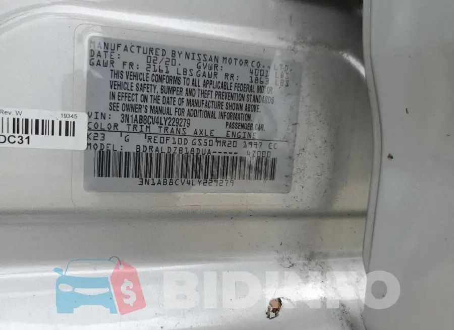 3N1AB8CV4LY229279 Photo# 12