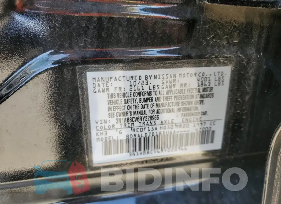 3N1AB8CV6RY228966 Photo# 12