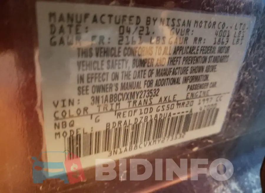 3N1AB8CVXMY273532 Photo# 12