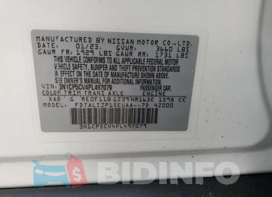 3N1CP5CV4PL497079 Photo# 13