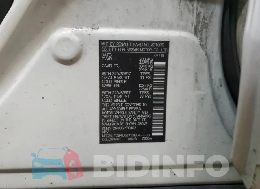 KNMAT2MT0GP719102 Photo# 13