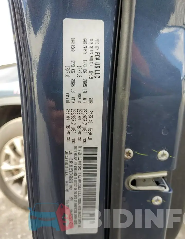 1C4PJMLX5KD488918 Photo# 13