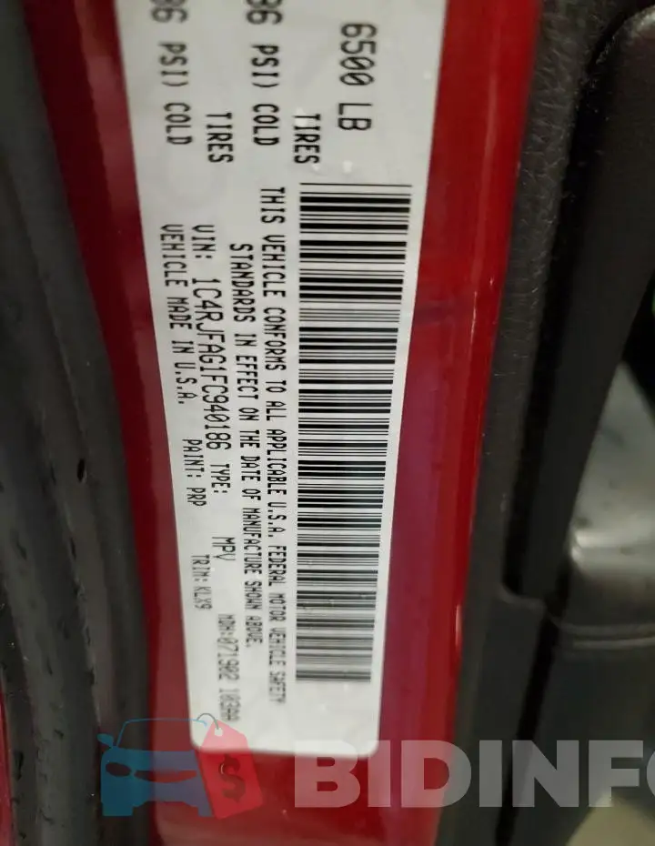 1C4RJFAG1FC940186 Photo# 14