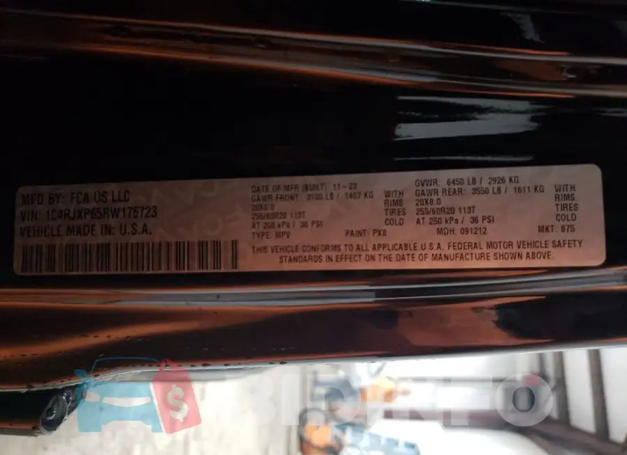 1C4RJXP65RW176723 Photo# 12