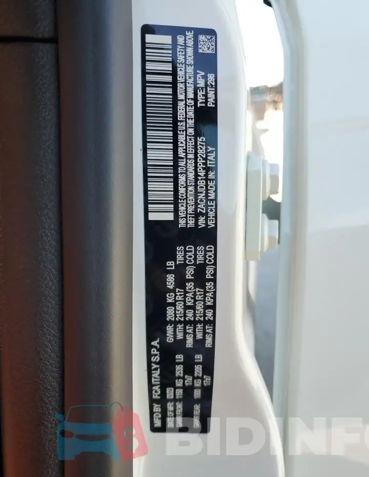 ZACNJDB14PPP28275 Photo# 14