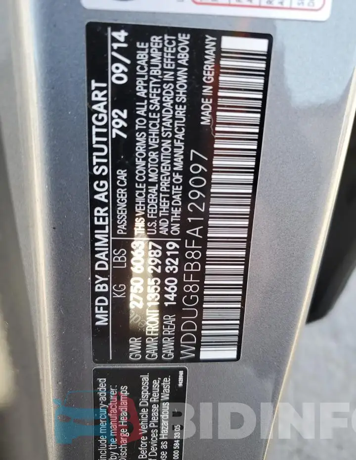 WDDUG8FB8FA129097 Photo# 12
