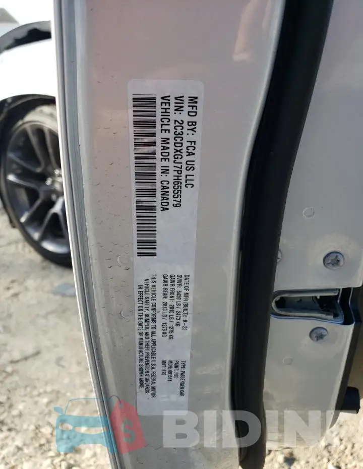 2C3CDXGJ7PH655579 Photo# 12