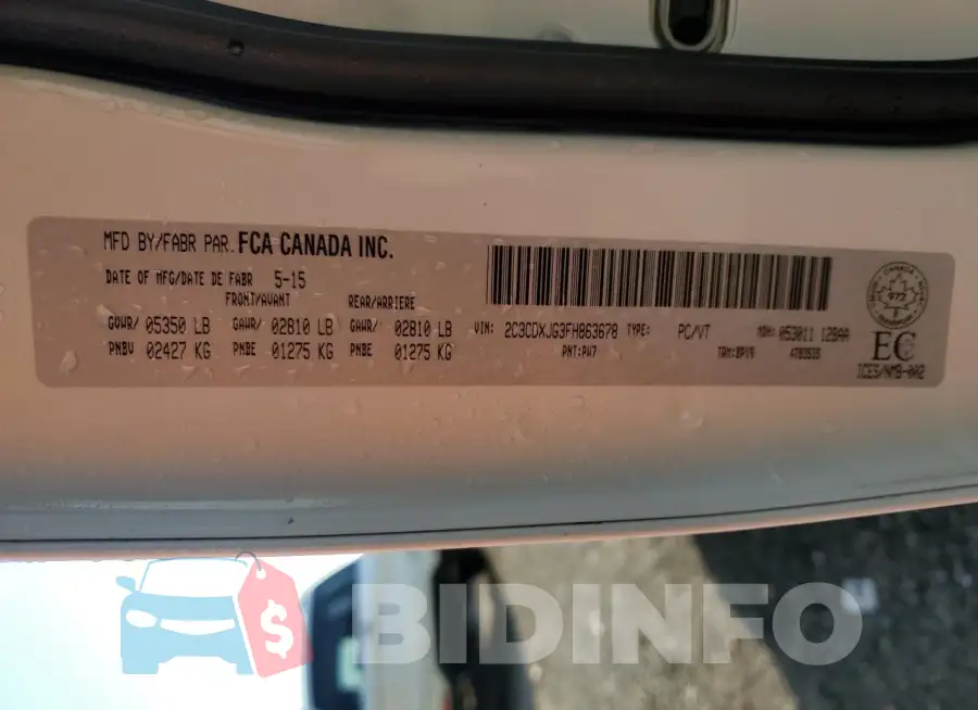 2C3CDXJG3FH863678 Photo# 12