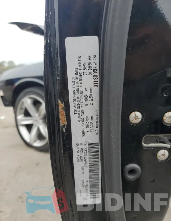 2C3CDZBT1JH246618 Photo# 13