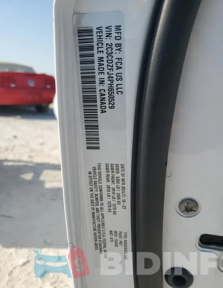 2C3CDZFJ4PH650529 Photo# 12