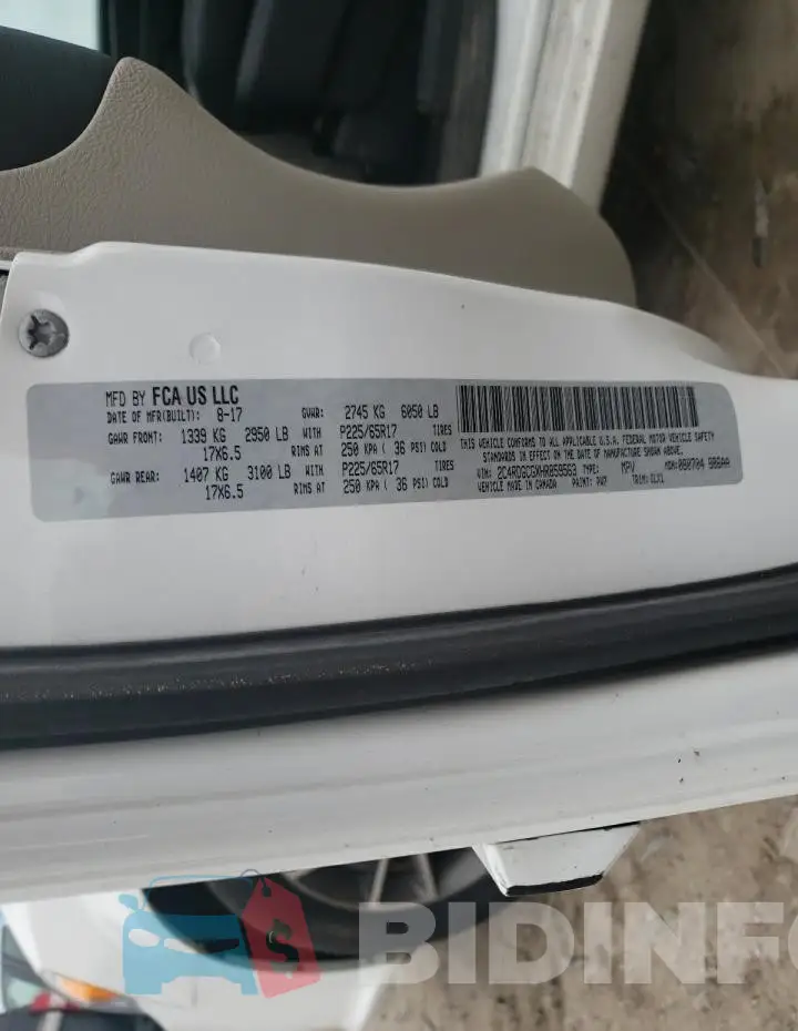 2C4RDGCGXHR859563 Photo# 13