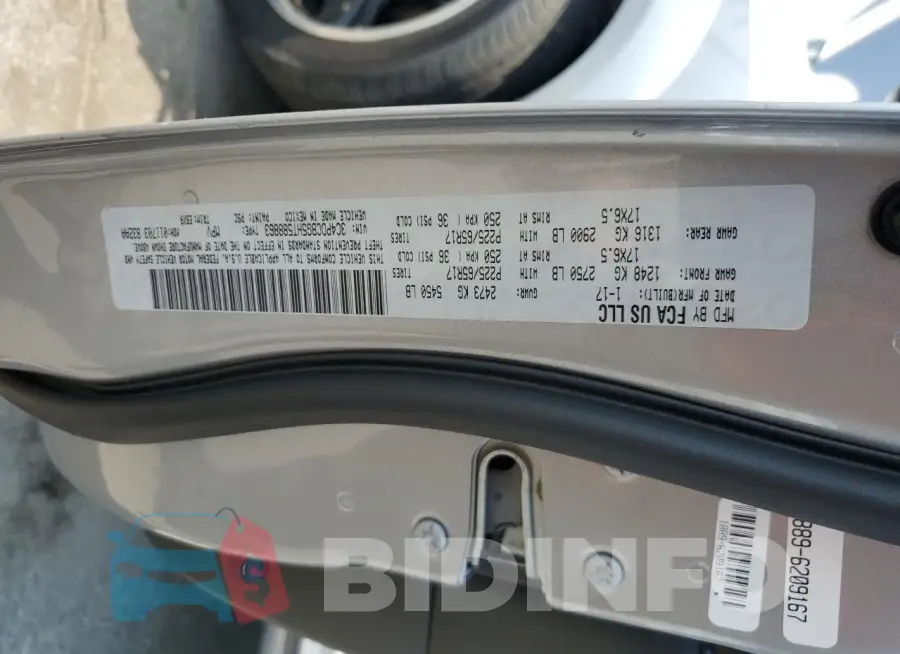 3C4PDCBG5HT588863 Photo# 13