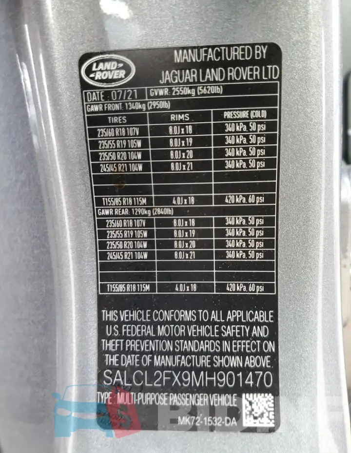 SALCL2FX9MH901470 Photo# 14