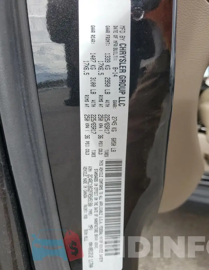 2C4RC1BG2FR505180 Photo# 13